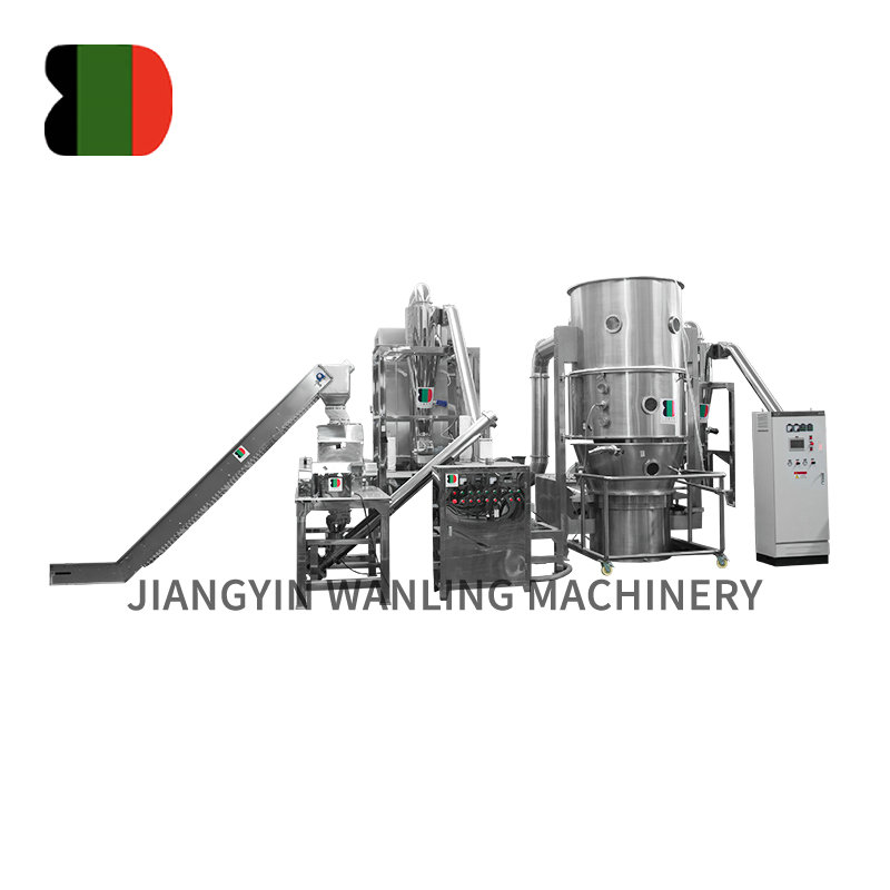 WFL Cocoa granule na gumagawa ng fluid bed granulator