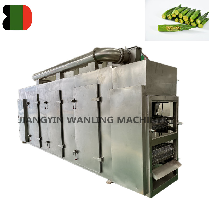 DW awtomatikong conveyor mesh belt dryer machine