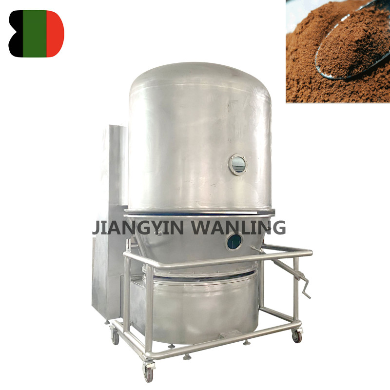 GFG vertical type plastic fluid bed dryer machine